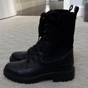 Sam Edelman Black Combat Boots